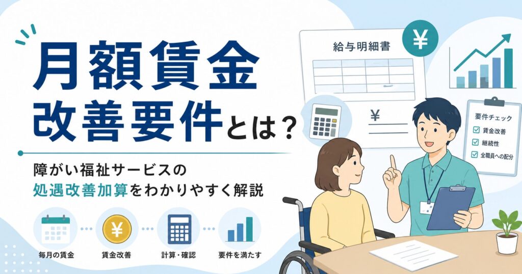 月額賃金改善要件