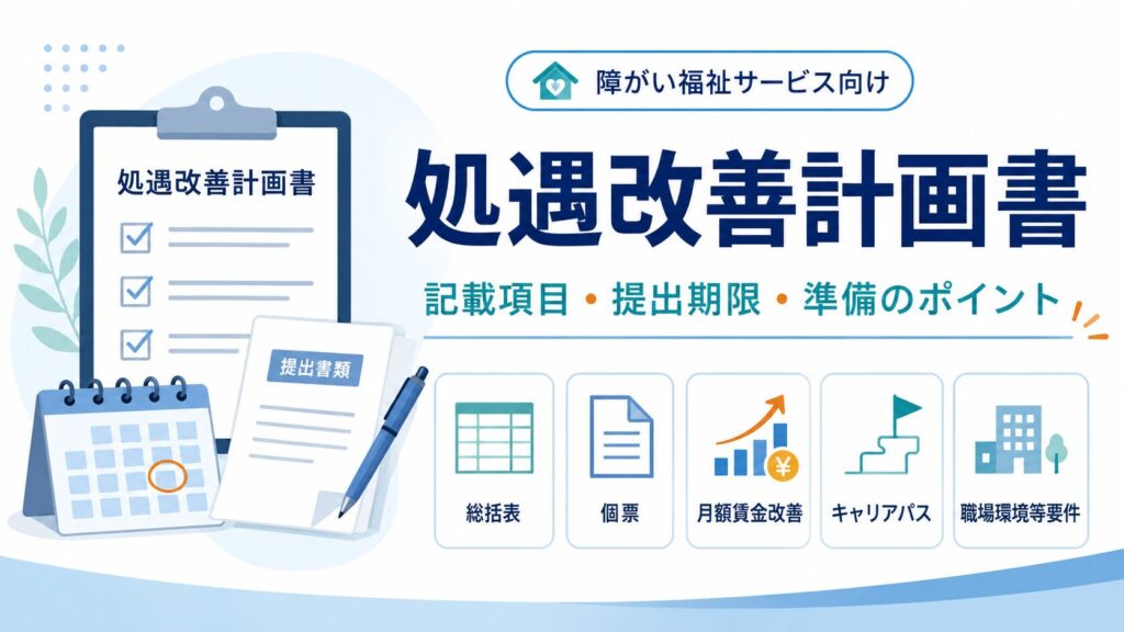 処遇改善計画書